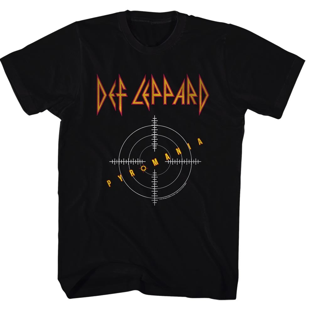 Def Leppard Mens S/S T-Shirt - Pyromania - Solid Black Hoodie, Sweatshirt | CiraTrend.com