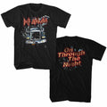 Def Leppard Mens S/S T-Shirt - Through Night 2Side - Solid Black Hoodie, Sweatshirt | CiraTrend.com