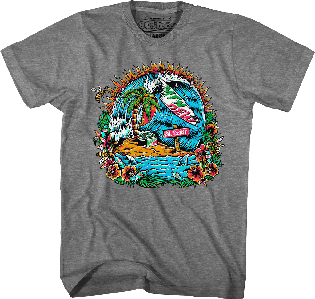 Exclusive Baja Or Bust Mountain Dew T-Shirt Hoodie, Sweatshirt | CiraTrend.com (Image 4)