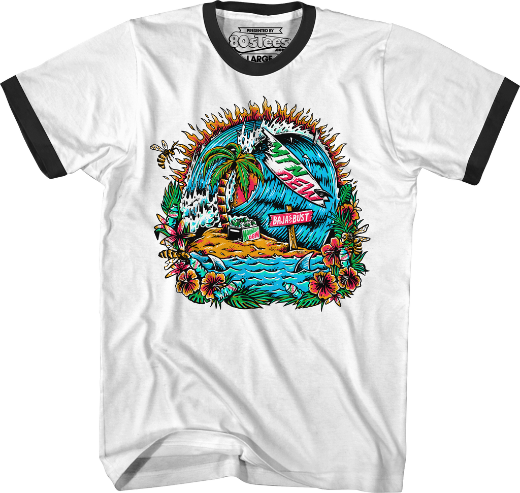 Exclusive Baja Or Bust Mountain Dew T-Shirt Hoodie, Sweatshirt | CiraTrend.com (Image 5)