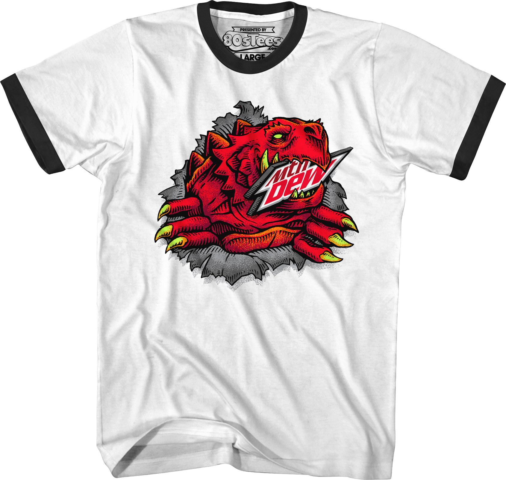 Red Ripper Mountain Dew T-Shirt Hoodie, Sweatshirt | CiraTrend.com (Image 5)