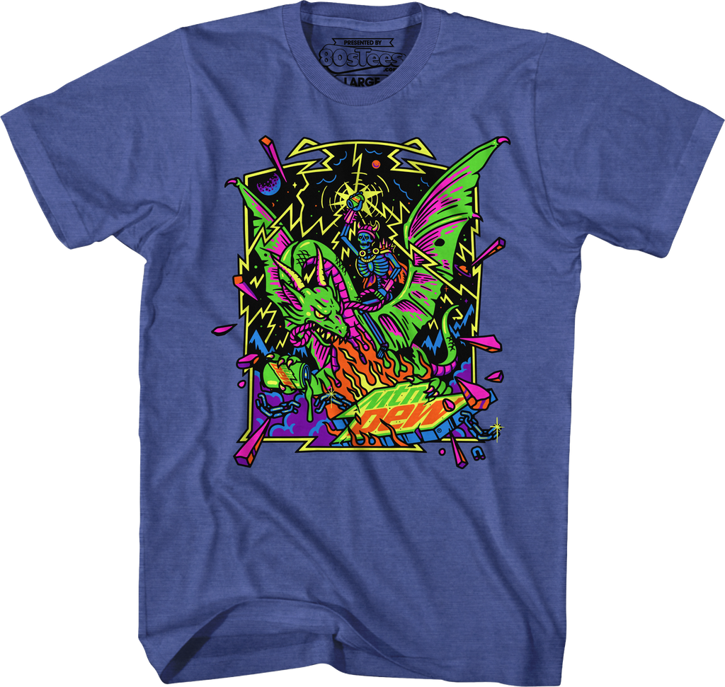 Retro Dragon Mountain Dew T-Shirt Hoodie, Sweatshirt | CiraTrend.com (Image 4)