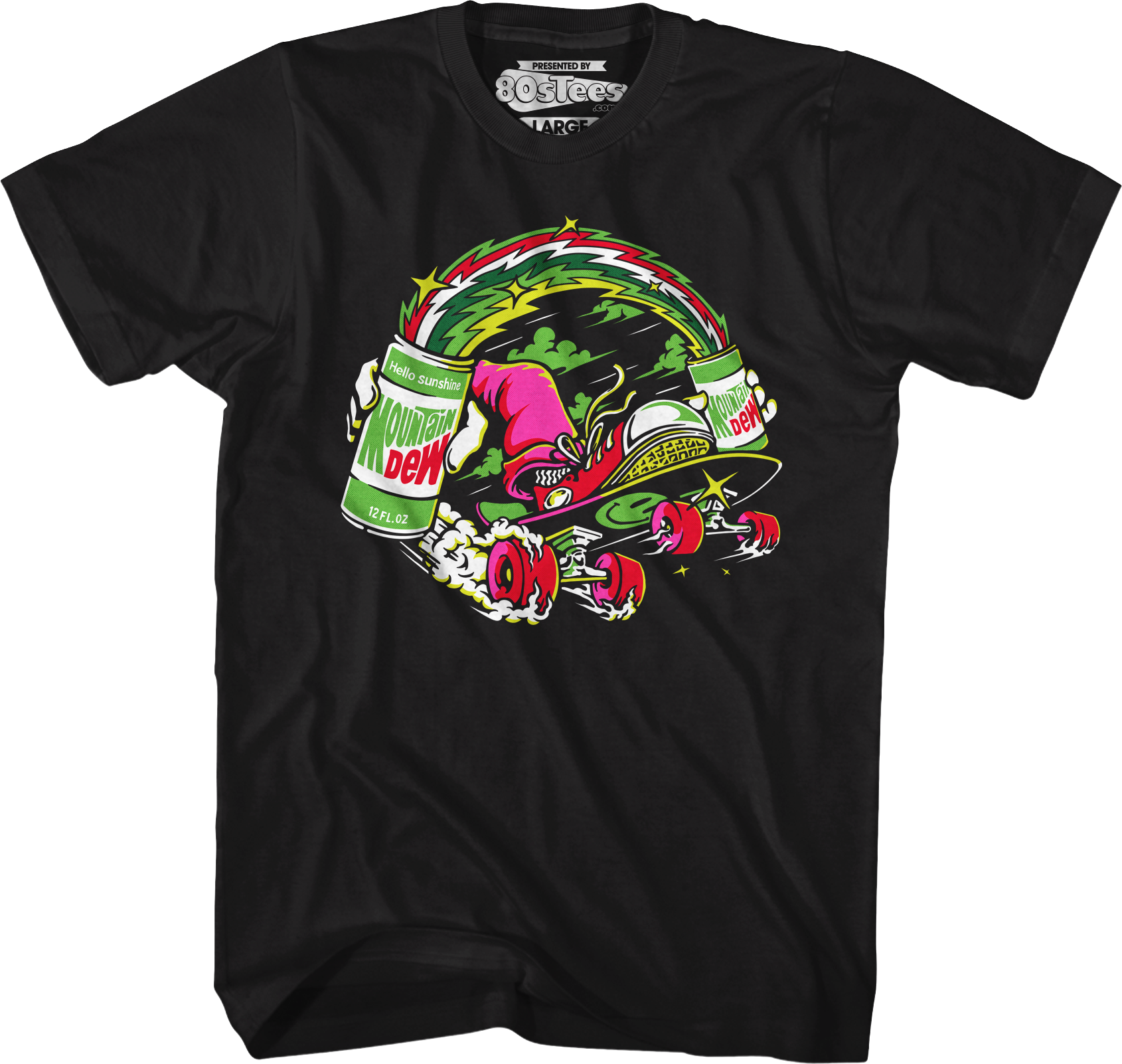 Hello Sunshine Skateboard Mountain Dew T-Shirt Hoodie, Sweatshirt | CiraTrend.com (Image 4)