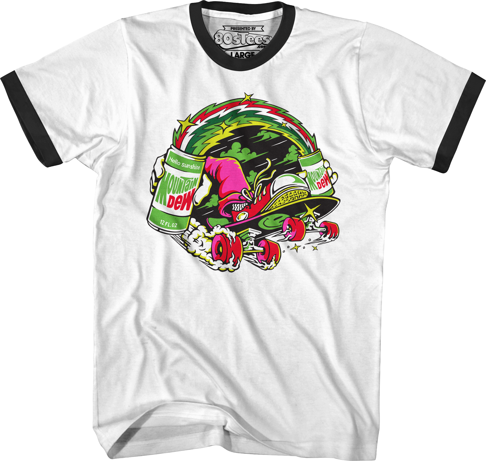 Hello Sunshine Skateboard Mountain Dew T-Shirt Hoodie, Sweatshirt | CiraTrend.com (Image 5)