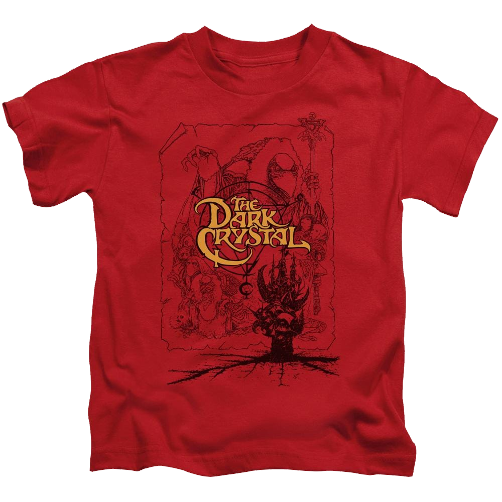 Dark Crystal Poster Lines - Kid's T-Shirt (Ages 4-7) Hoodie, Sweatshirt | CiraTrend.com
