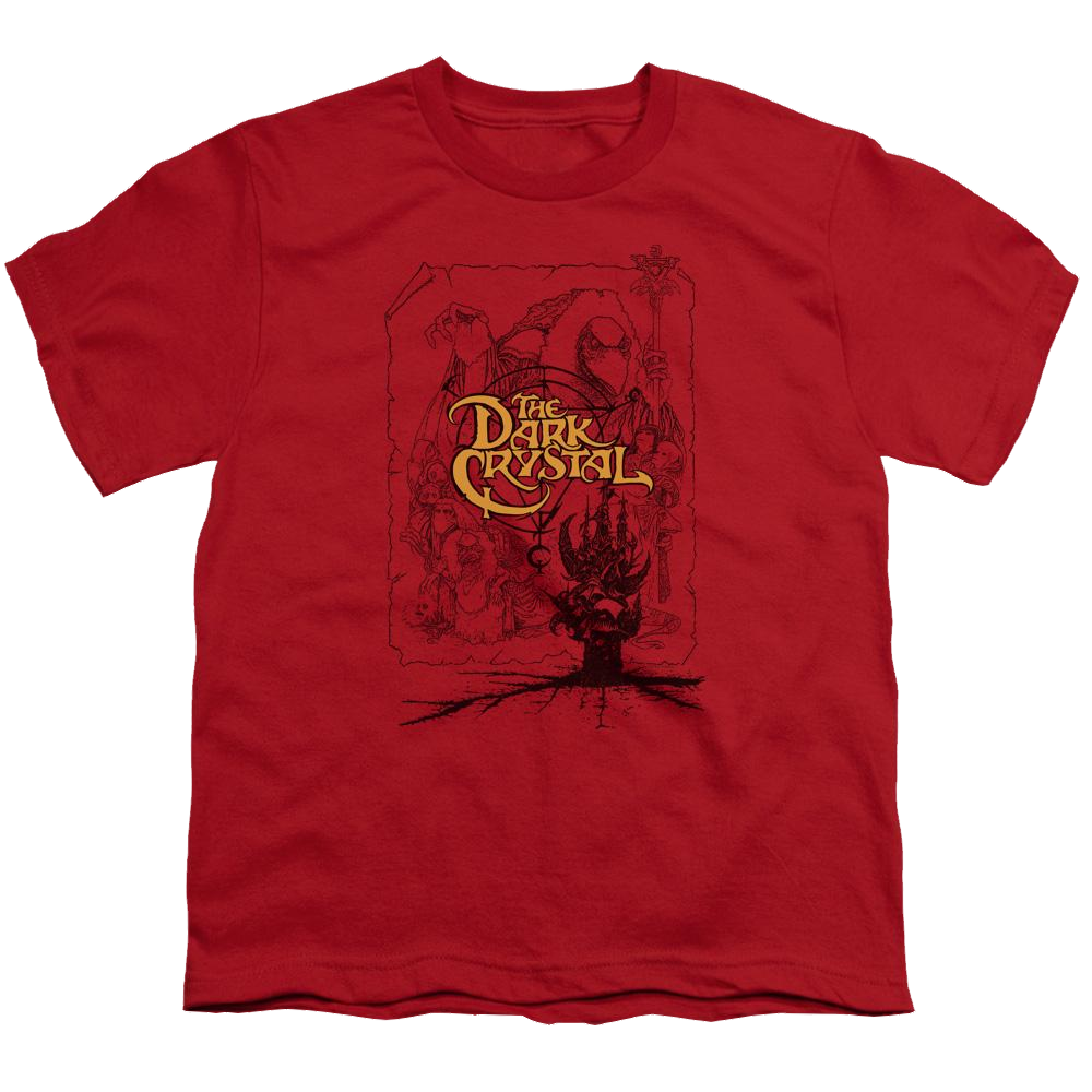 Dark Crystal Poster Lines - Youth T-Shirt (Ages 8-12) Hoodie, Sweatshirt | CiraTrend.com