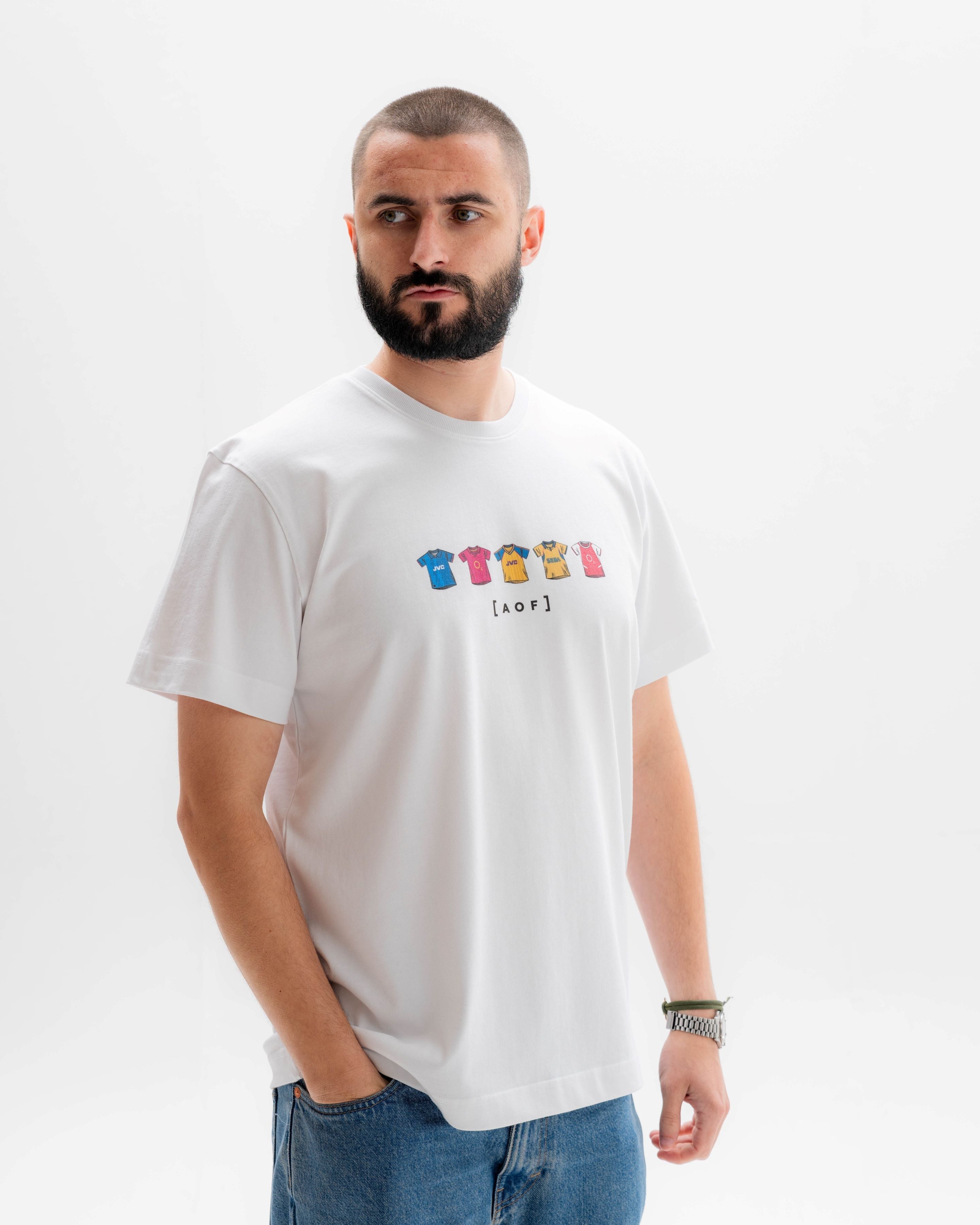AFC Bournemouth Printed Classics White Tee Hoodie, Sweatshirt | CiraTrend.com (Image 3)