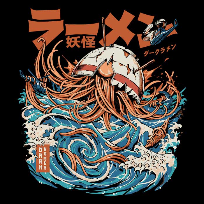 Dark Great Ramen (Alt) - Long Sleeve T-Shirt Hoodie, Sweatshirt | CiraTrend.com (Image 2)
