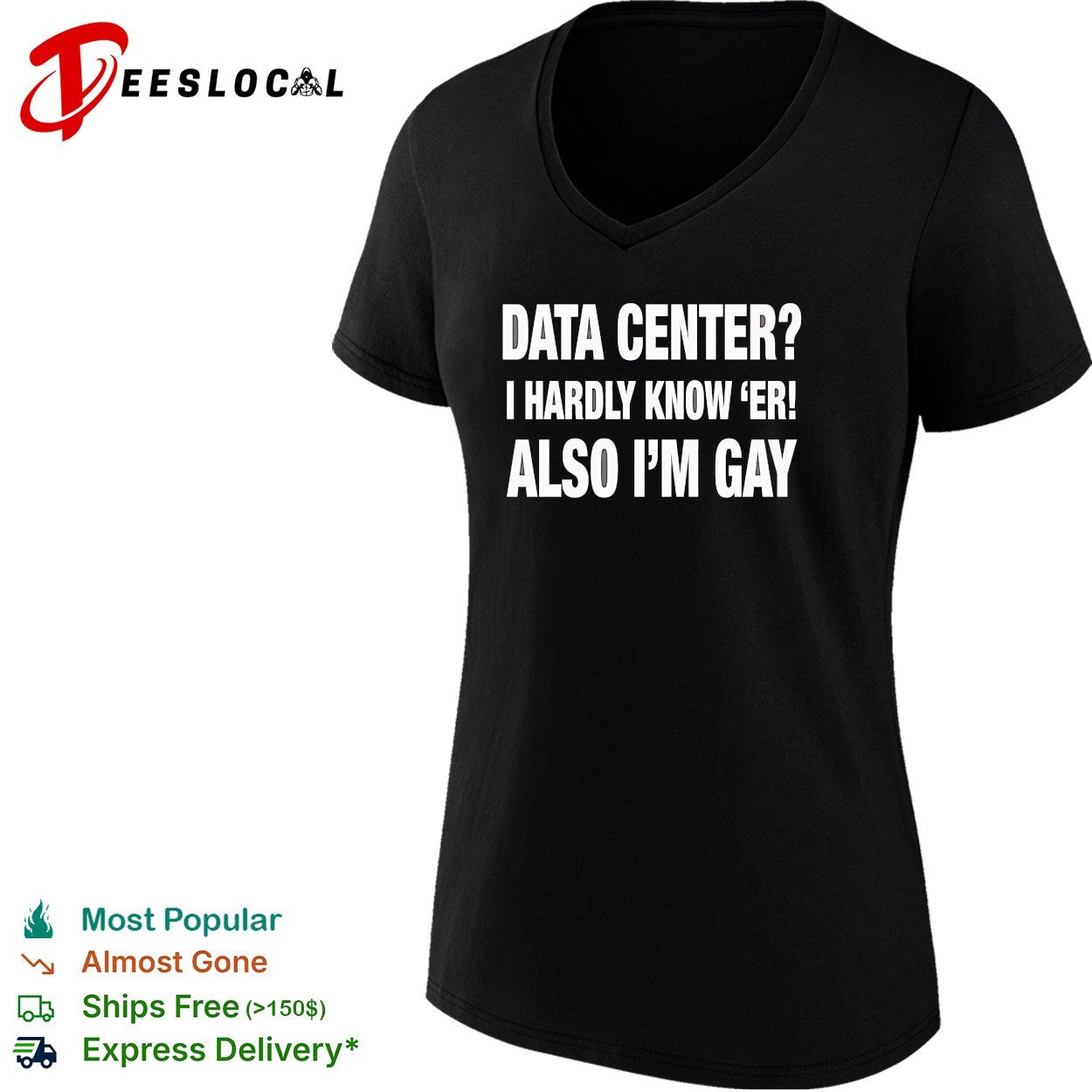 Data center I hardly know ‘er also I’m gay shirt