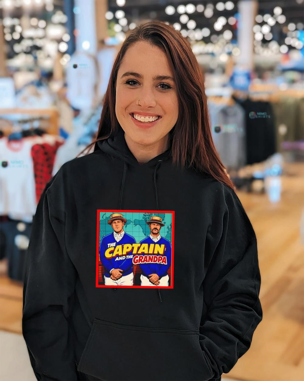 David Ross and Anthony Rizzo Chicago Cubs the Captain and Grandpa graphic shirt