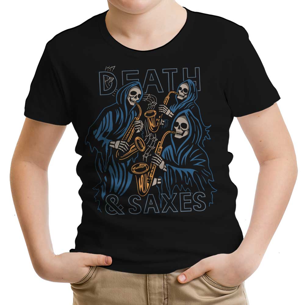 Death and Saxes - Youth Apparel T-Shirts, Hoodie, Sweatshirt | CiraTrend.com (Image 1)