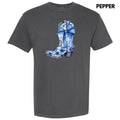 Delicate Floral Boot Comfort Colors T-Shirt 'NLB' Hoodie, Sweatshirt | CiraTrend.com