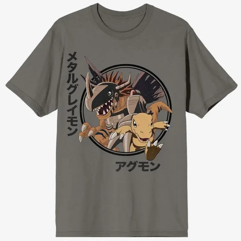 Digimon Agumon & MetalGreymon T-Shirt Sweatshirt, Hoodie, Comfort Colors | CiraTrend.com