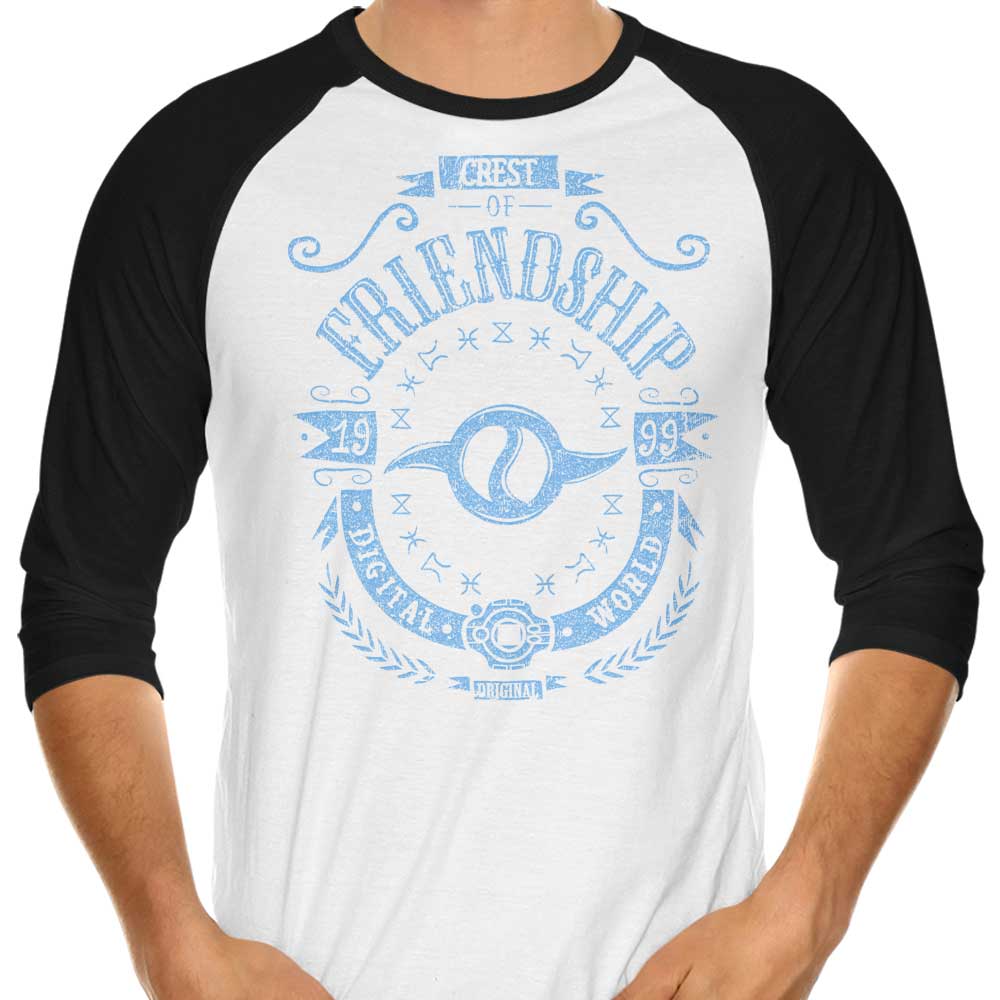 Digital Friendship - 3/4 Sleeve Raglan T-Shirt Hoodie, Sweatshirt | CiraTrend.com (Image 1)