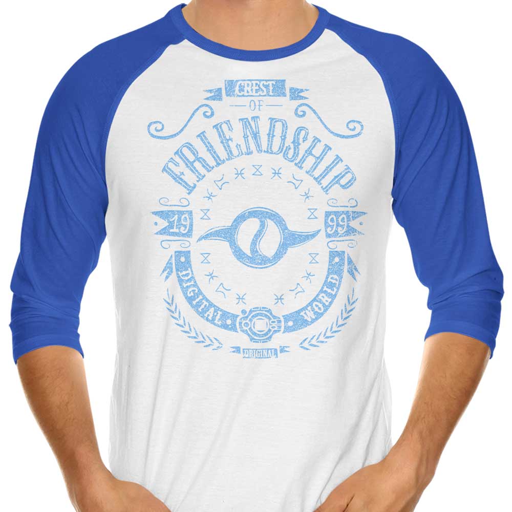 Digital Friendship - 3/4 Sleeve Raglan T-Shirt Hoodie, Sweatshirt | CiraTrend.com (Image 4)