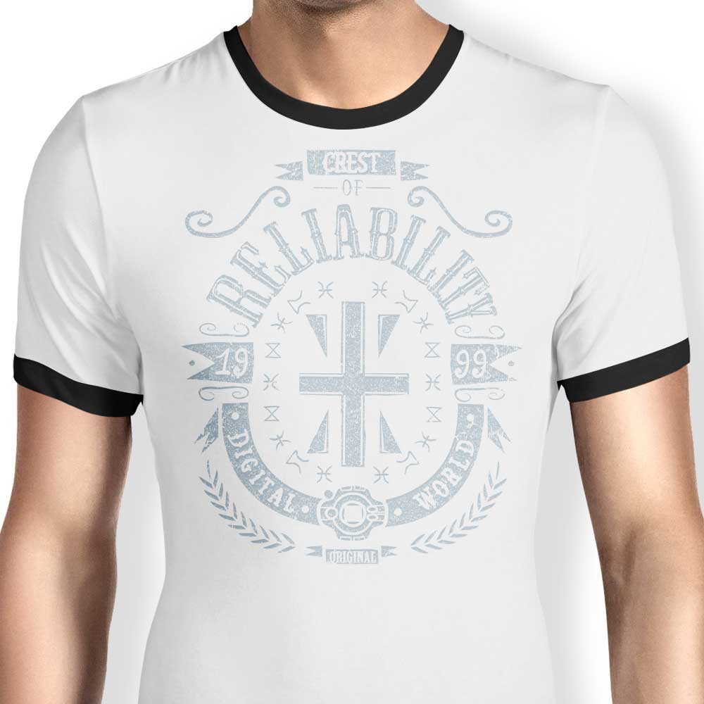 Digital Reliability - Ringer T-Shirt Hoodie, Sweatshirt | CiraTrend.com (Image 1)
