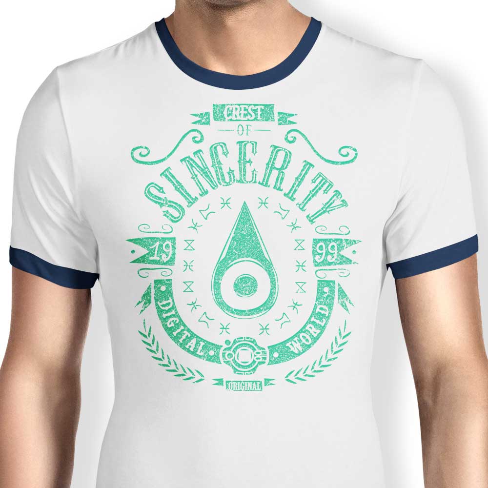 Digital Sincerity - Ringer T-Shirt Hoodie, Sweatshirt | CiraTrend.com (Image 3)