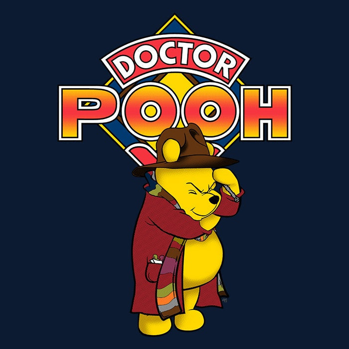 Doctor Pooh - 3/4 Sleeve Raglan T-Shirt Hoodie, Sweatshirt | CiraTrend.com (Image 2)