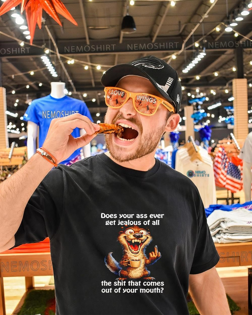 Does your ass ever get jealous of all the shit that comes out of your mouth otter coffee mug shirt