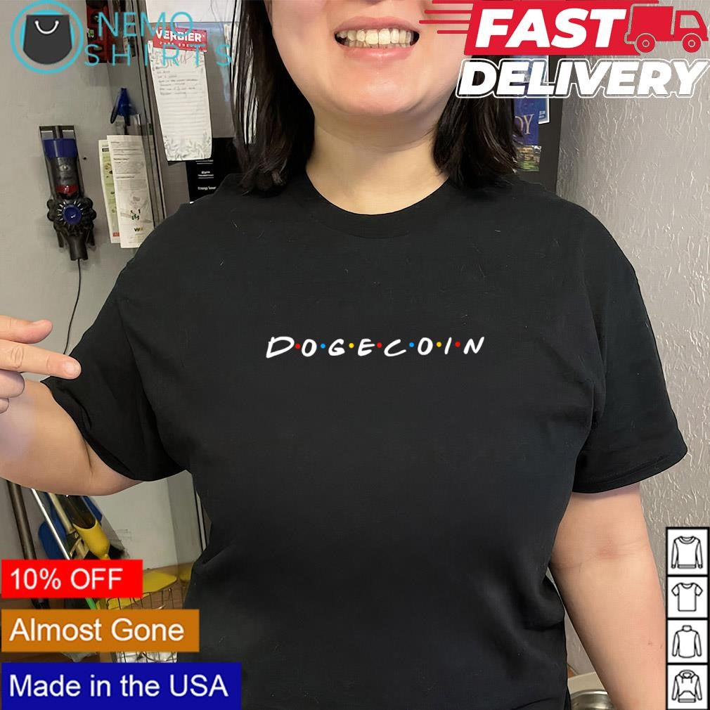 Dogecoin Friends the cryptocurrency graphic shirt