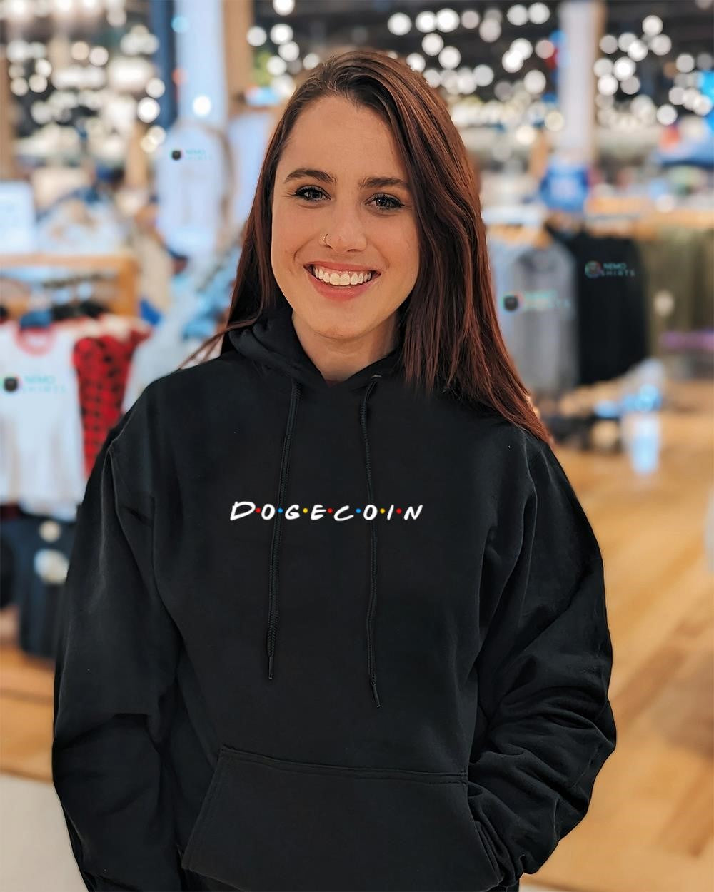 Dogecoin Friends the cryptocurrency graphic shirt
