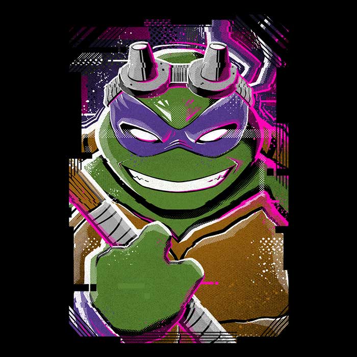 Donnie Glitch - 3/4 Sleeve Raglan T-Shirt Hoodie, Sweatshirt | CiraTrend.com (Image 2)