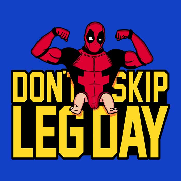 Don't Skip Leg Day - 3/4 Sleeve Raglan T-Shirt Hoodie, Sweatshirt | CiraTrend.com (Image 2)