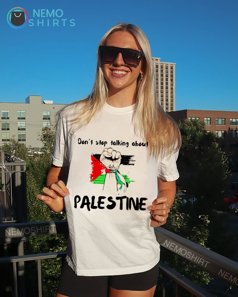 Don’t stop talking about Palestine free Palestine shirt