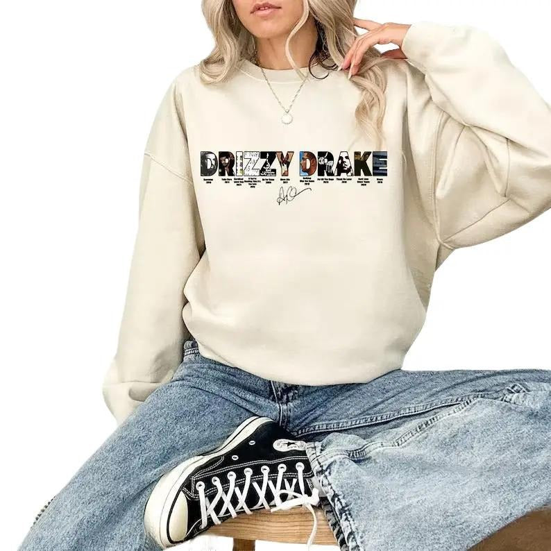 Draake Album Collection Shirt, Draake Vintage Sweatshirt, Draake Inspired Album Cover Shirt for women Hoodie | CiraTrend.com