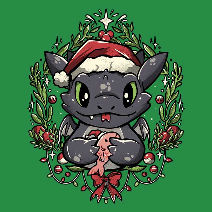 Dragon Christmas - Long Sleeve T-Shirt Hoodie, Sweatshirt | CiraTrend.com (Image 2)