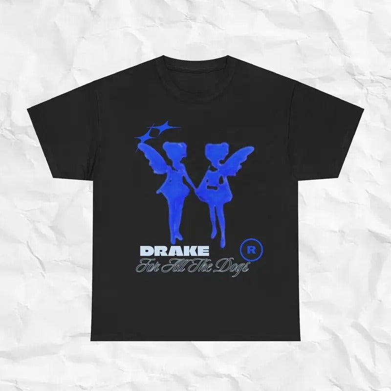 Drake For All The Dogs Scary Hours Edition Album Cover Its All A Blur Drake Concert Tee Merch Rap Album T-Shirt, Unisex...