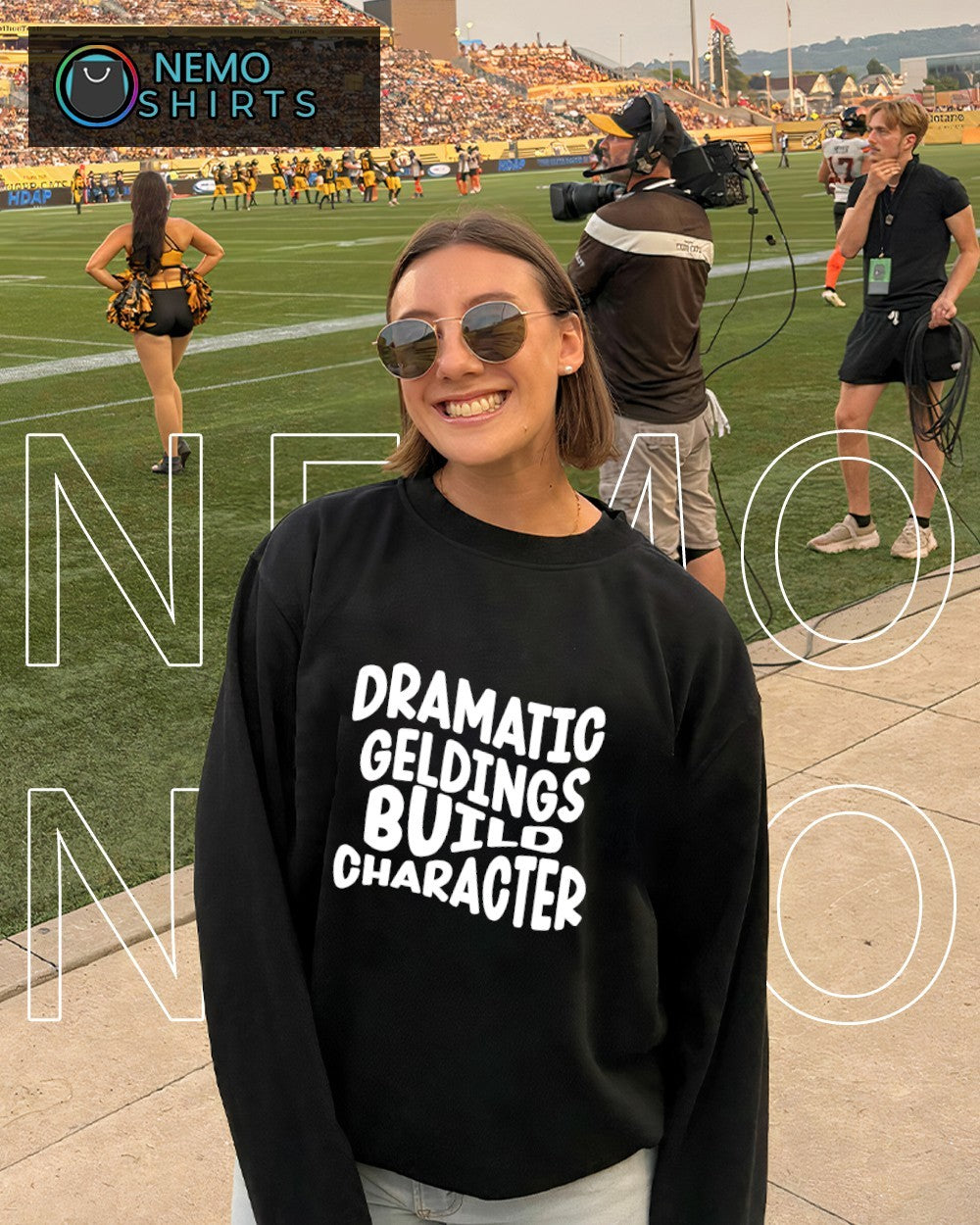 Dramatic geldings build character shirt