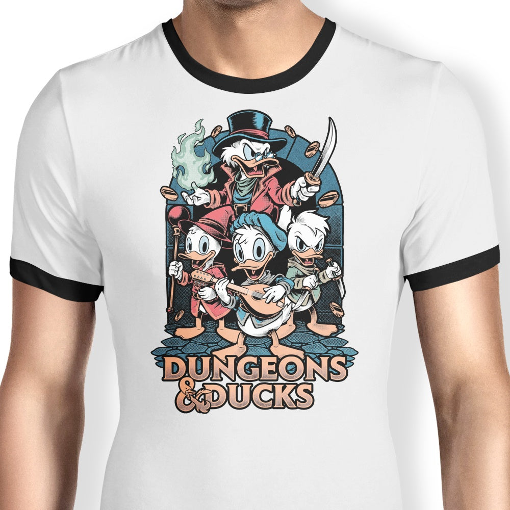 Dungeons and Ducks - Ringer T-Shirt Hoodie, Sweatshirt | CiraTrend.com (Image 1)