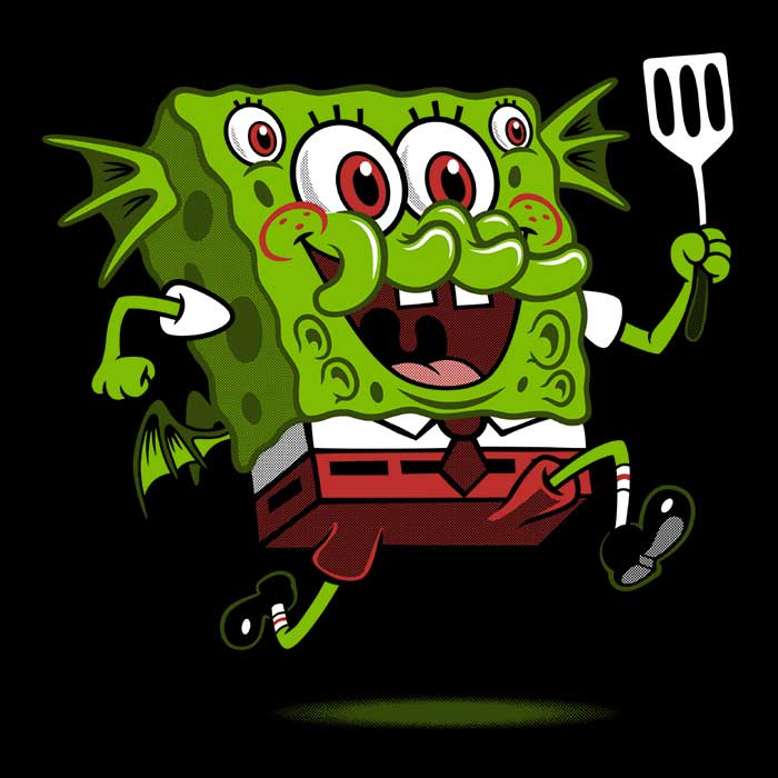 Elder Gods Squarepants - Long Sleeve T-Shirt Hoodie, Sweatshirt | CiraTrend.com (Image 2)