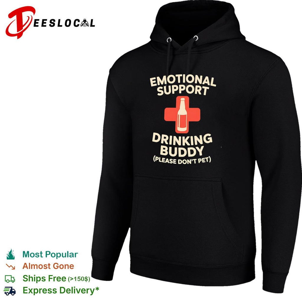 Emotional support drinking buddy vintage shirt