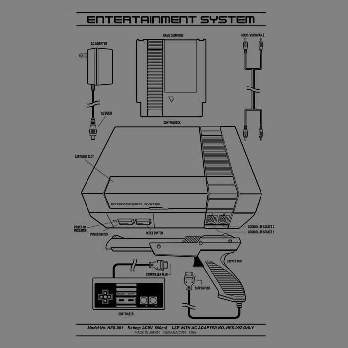 Entertainment System (Alt) - Ringer T-Shirt Hoodie, Sweatshirt | CiraTrend.com (Image 2)