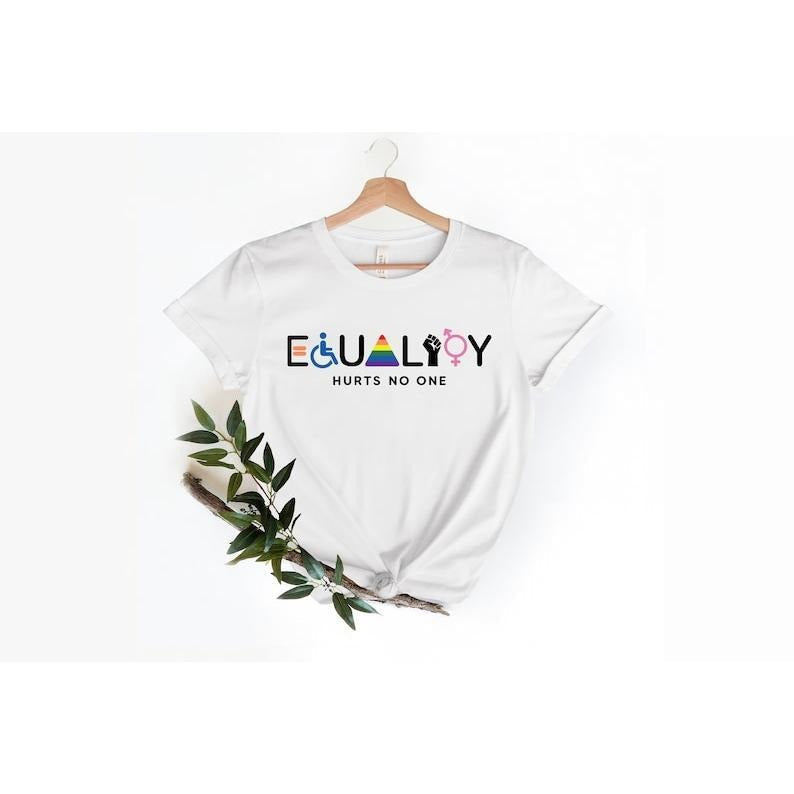 Equality Hurts No One Shirt, Black Lives Matter, Equal Rights, Pride Shirt, LGBT Shirt, Social Justice,Human Rights, Anti...