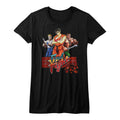 Final Fight Girls Juniors S/S T-Shirt - Finalfight - Solid Black Hoodie, Sweatshirt | CiraTrend.com