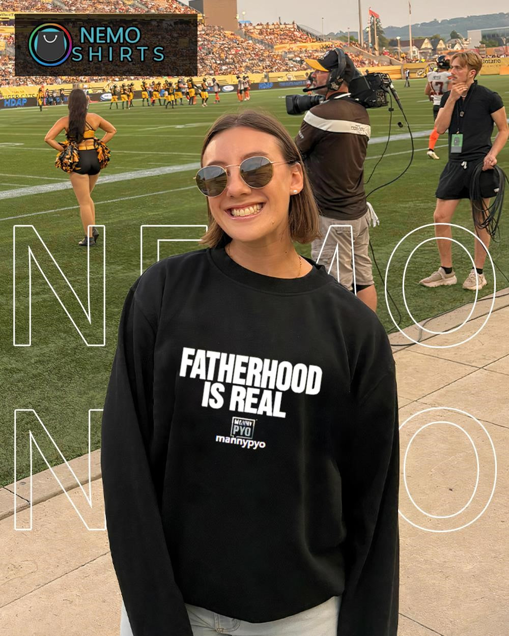 Fatherhood is real slogan shirt
