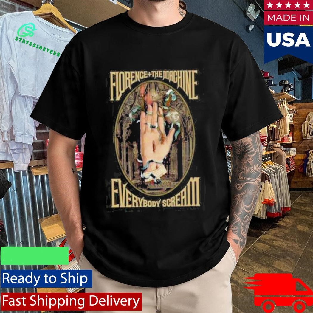 Florence And Themachine Everybody Scream Palm Shirt