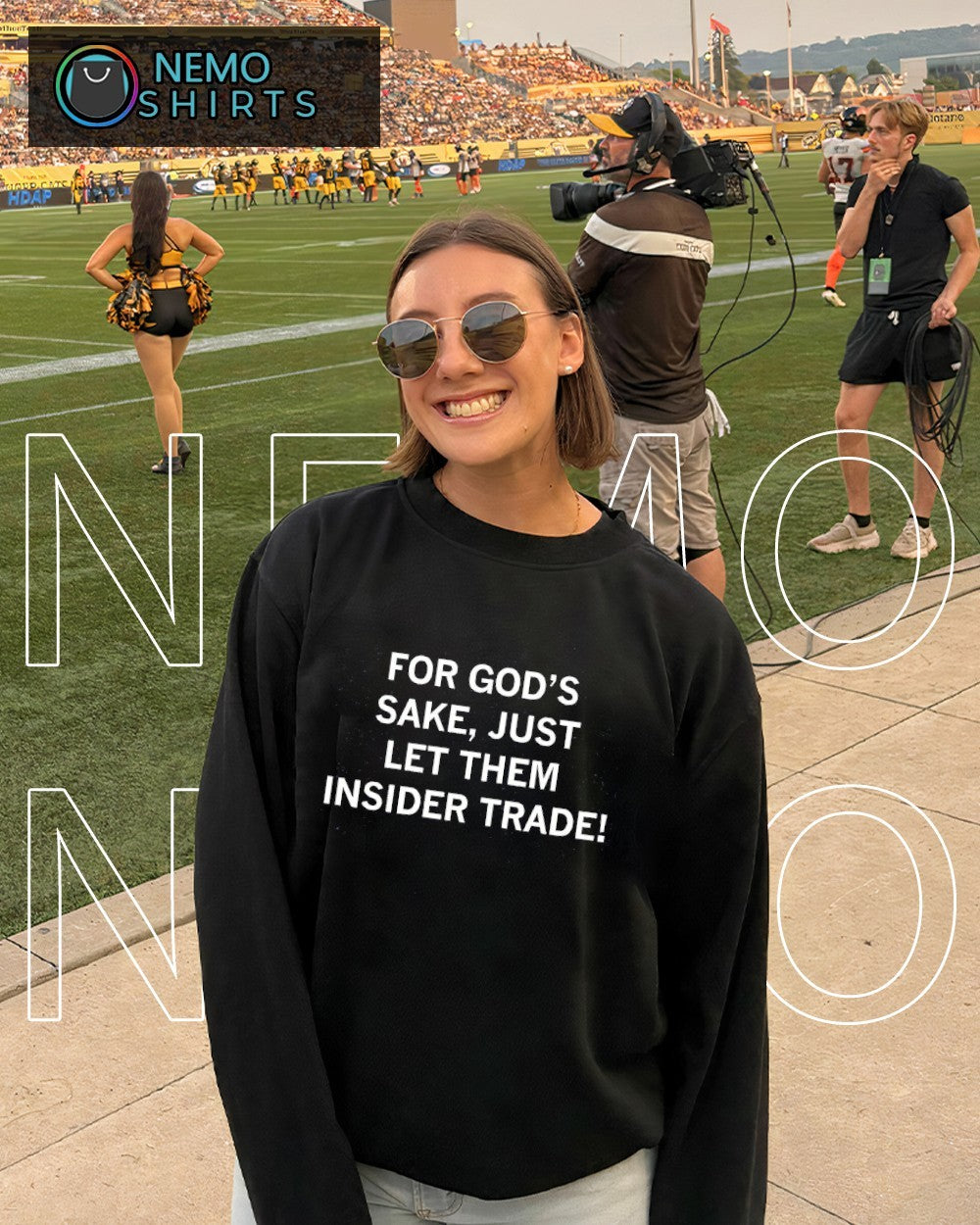 For God’s sake just let them insider trade shirt