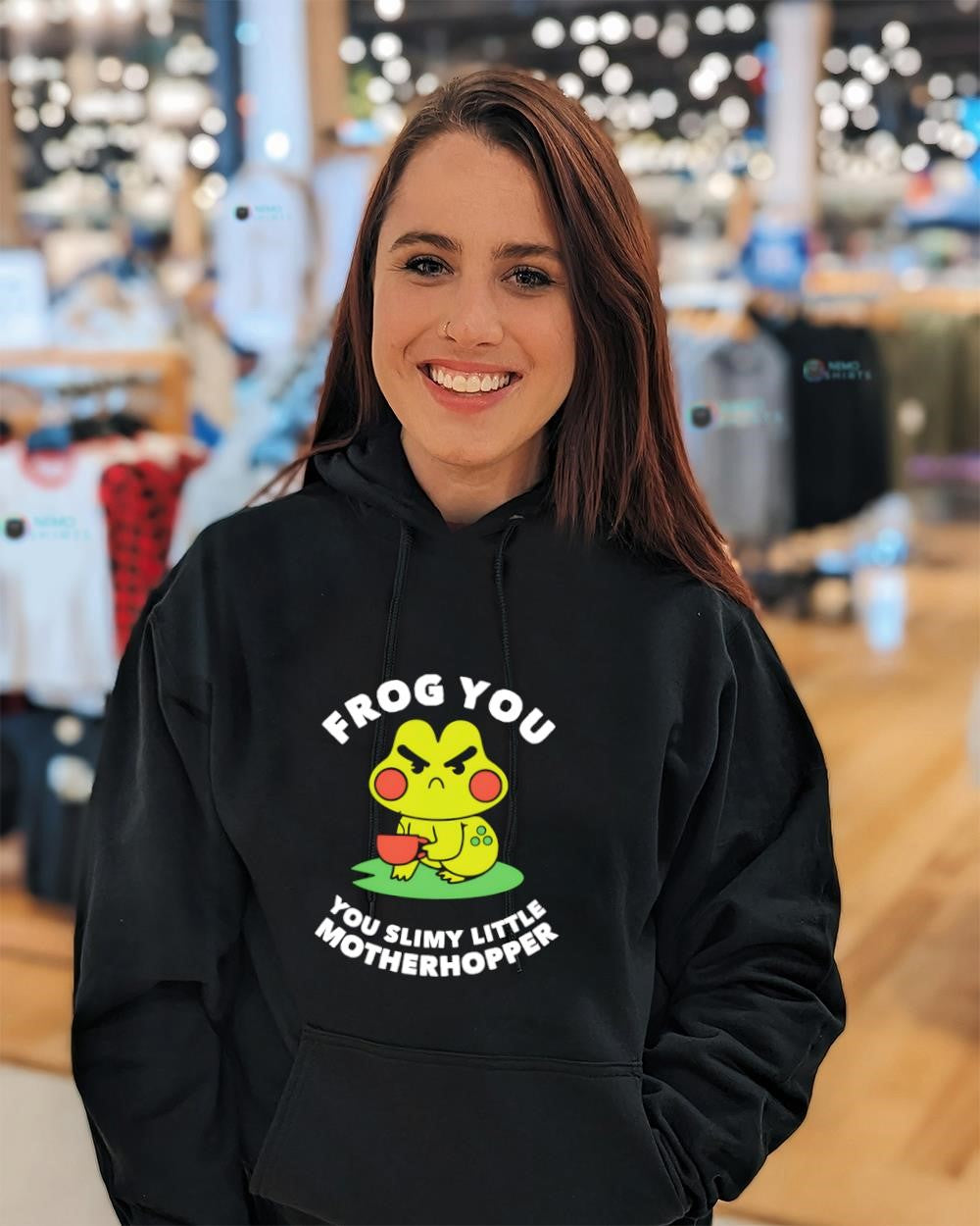 Frog coffee cup you you slimy little motherhopper shirt