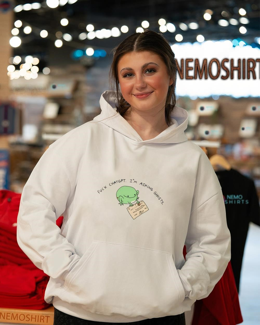 Frog fuck ChatGBT I’m asking ghosts shirt