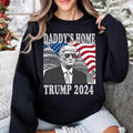 Funny Trump Daddys Home Vintage sweatshirt, Trump Won Retro sweatshirt, Wins Inauguration 47, US President 2025 Election,...