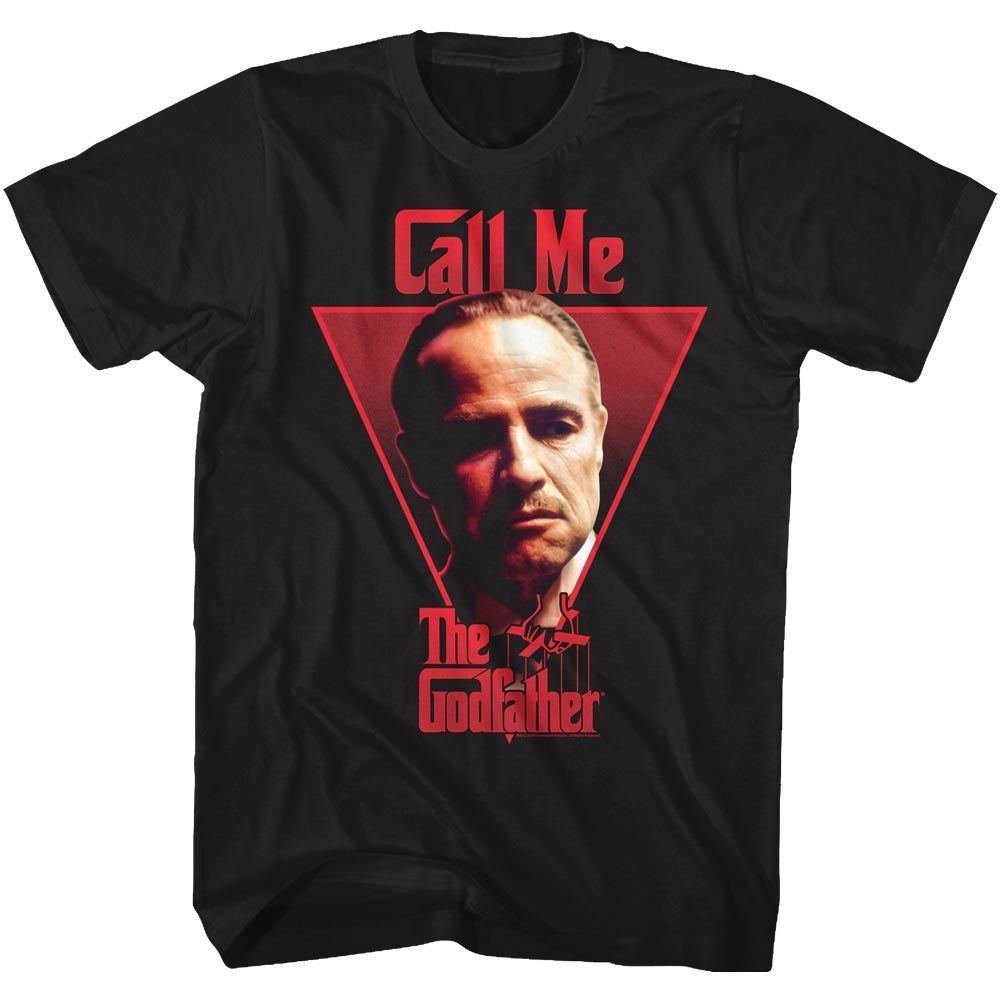 Godfather Mens S/S T-Shirt - Call Me - Solid Black Hoodie, Sweatshirt | CiraTrend.com