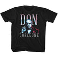 Godfather Youth S/S T-Shirt - Don Corleone - Solid Black Hoodie, Sweatshirt | CiraTrend.com