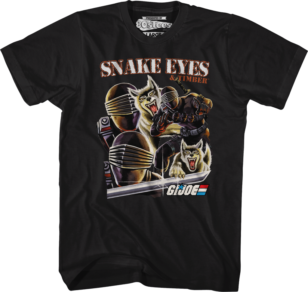 Snake Eyes & Timber Collage GI Joe T-Shirt Hoodie, Sweatshirt | CiraTrend.com (Image 4)