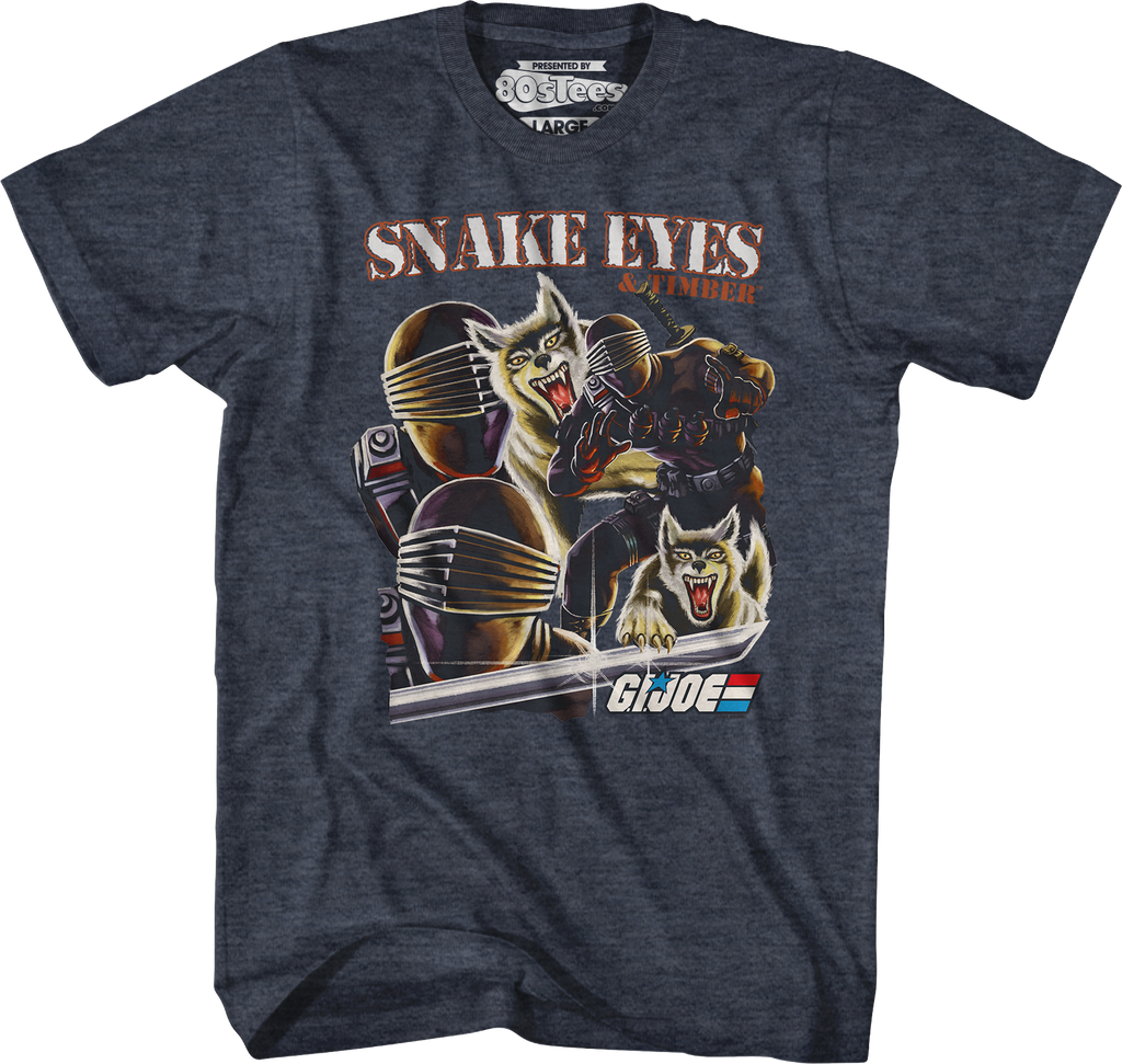 Snake Eyes & Timber Collage GI Joe T-Shirt Hoodie, Sweatshirt | CiraTrend.com (Image 5)