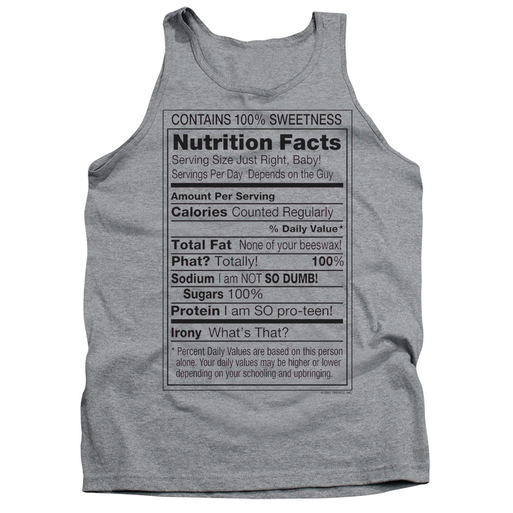 100% Sweetness Mens Tank Top Shirt Athletic Heather Hoodie, Sweatshirt | CiraTrend.com (Image 1)