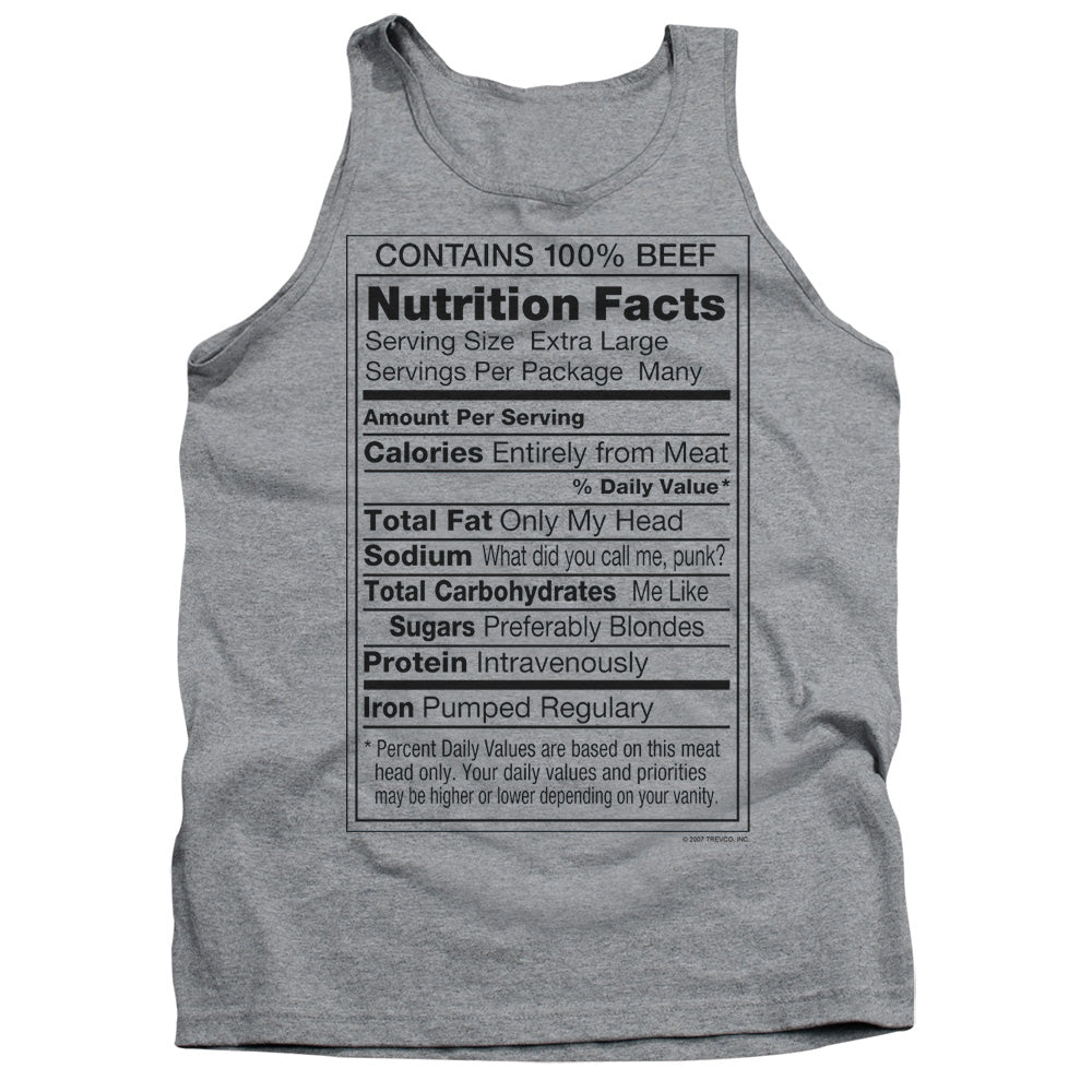100% Beef Mens Tank Top Shirt Athletic Heather Hoodie, Sweatshirt | CiraTrend.com (Image 1)